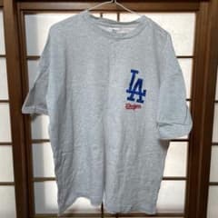 LA Dodgers ロゴ Tシャツ グレーのサムネイル