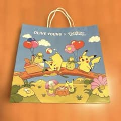 OLIVE YOUNG x Pokemon 숍 가방 한국 한정