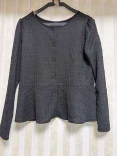 ROPE PICNIC ブラウス カーディガン　ブラック F 2wayのサムネイル