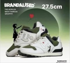 SANGACIO にゅ～ バンクシー コラボ スニーカー BRANDALISED - メルカリ