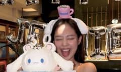 Sanrio Cinnamoroll カチューシャ　BLACK PINKジェニのサムネイル