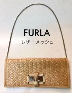 FURLA フルラ　レザーメッシュ　ショルダーバッグのサムネイル