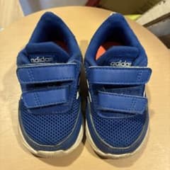 adidas キッズ スニーカー ブルーのサムネイル