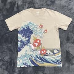 UNIQLO ユニクロ ポケモン 葛飾北斎 コイキング カビゴン Tシャツ M 