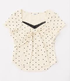【hinano企画】レース付きフロントリボンTeeのサムネイル