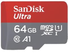 SanDisk サンディスク 64GB マイクロSDカードのサムネイル