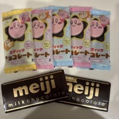 カービィデザイン　チョコレートスティック　7点セットのサムネイル