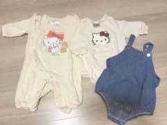 ハローキティ ベビー服 ロンパース セットのサムネイル