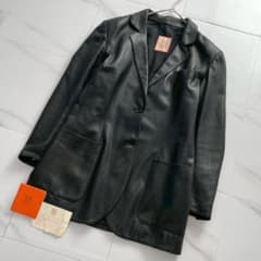 美品✨ロエベ ナッパレザー ラムスキン テーラード ジャケット 柔らか 