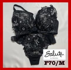 Salute ブラジャーショーツセット D70 Mサイズ サルート salute ブラジャー Tショーツ セット F70/Mサイズ - メルカリ