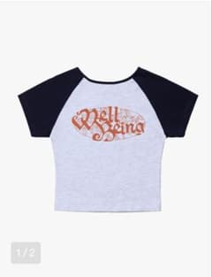 WELLBEING EXPRESSクロップドTシャツのサムネイル