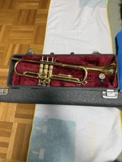 ジャンク品】YTR236 ヤマハトランペット ゴールド ケース付き - メルカリ