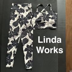 Linda Works ヨガウェア上下セット ボタニカル柄 - メルカリ