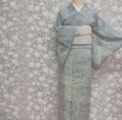 正絹 単衣 訪問着 風景文様 未使用品 嶋田勉 - メルカリ