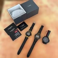 TIMEX INDIGLO アイアンマンデジタルソーラー腕時計3点セット特価品 