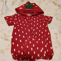 苺のロンパース　70サイズのサムネイル