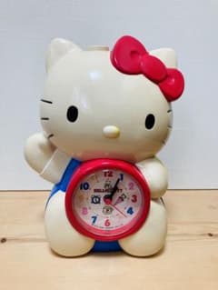 昭和レトロ サンリオ キティちゃん 目覚まし時計 - メルカリ
