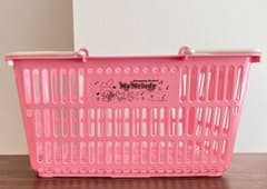 サンリオ マイメロディ ショッピングバスケット 買い物かご 洗濯かご サンリオ マイメロディ ショッピングバスケット 買い物かご 洗濯かご