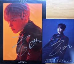 ATEEZ ホンジュン 直筆サイン サイン会 - メルカリ