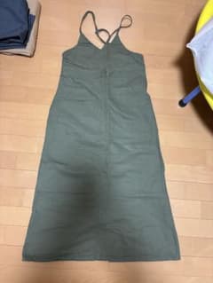カーキ サロペット スカート　ジャンスカのサムネイル