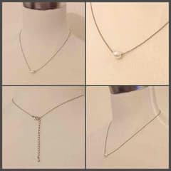 新品◆一粒パールネックレスのサムネイル