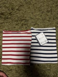 SAINT JAMES set of 2 , キッズ ボーダーTシャツ - メルカリ