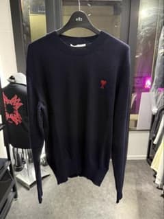 ami alexandre mattiussi ニット ネイビー S 新品のサムネイル