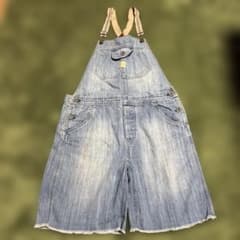 デニム ショート オーバーオールのサムネイル