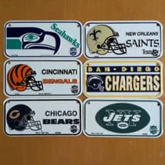 NFL team ミニプレート 6枚セットのサムネイル