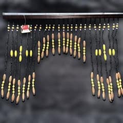 最終値下げ。昭和レトロ ビーズ暖簾 アーチ型 新品 デッドストック
