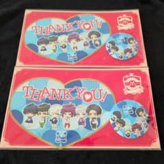 A3!　ダイカットポストカード　缶バッジ