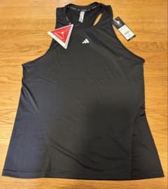 【新品未使用】adidas トレーニング用タンクトップ ブラック ユニセックスのサムネイル