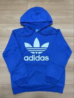 adidas 青 パーカー Sサイズのサムネイル