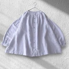 nest Robe ネストローブ リネン ギャザー ブラウス 近江晒し 2way