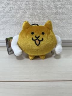 にゃんこ大戦争　ぬいぐるみマスコット　金ネコビルダー