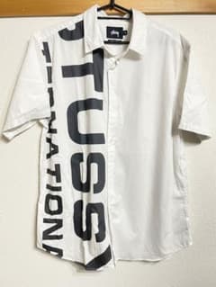 ステューシー STUSSY Shout Out シャツ 半袖 ホワイトのサムネイル