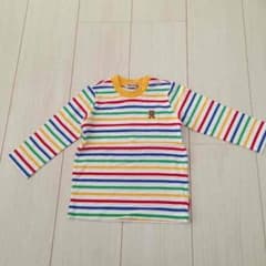 ミキハウス❤︎カラフルボーダーロンT新品のサムネイル