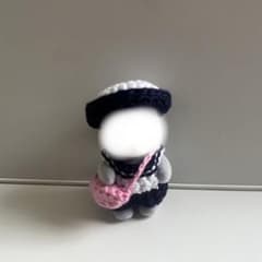 シルバニア 赤ちゃん　服　帽子 バッグ 夏　海 マリン　ハンドメイド　着せ替えのサムネイル