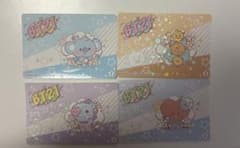 BT21 Sticker Set (4 stickers)