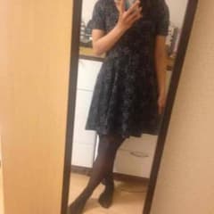 ワンピース グレーx黒のサムネイル