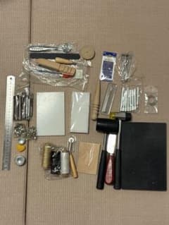 レザークラフト　初心者　道具セットのサムネイル