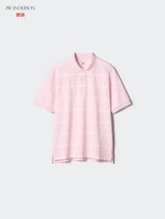 JW ANDERSON ピンク ストライプ ポロシャツのサムネイル
