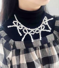 Casselini(キャセリーニ)リボンビーズネックレスのサムネイル