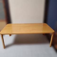 木製 折りたたみ式 ローテーブル - メルカリ