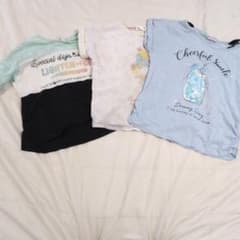 半袖Tシャツ 3点セット　140 150 水色のサムネイル