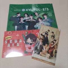 LOTTE XYLITOL×BTS クリアファイルセット - メルカリ