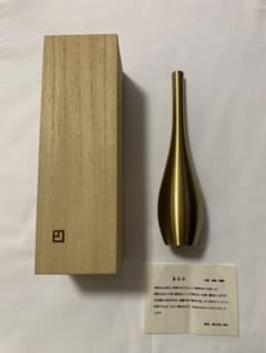 【能作】そろり　花器一輪挿し　ゴールドSのサムネイル