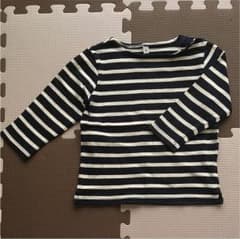 【ayumi様 専用！】無印良品 ボーダー カットソー 90cmのサムネイル