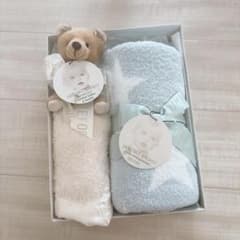 新品♡BAREFOOT DREAMS♡ブランケット2枚&ぬいぐるみセット♡ギフト 