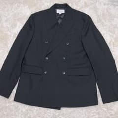 極美品 ZARA ORIGINS ダブルブレストジャケット ブラック ウール